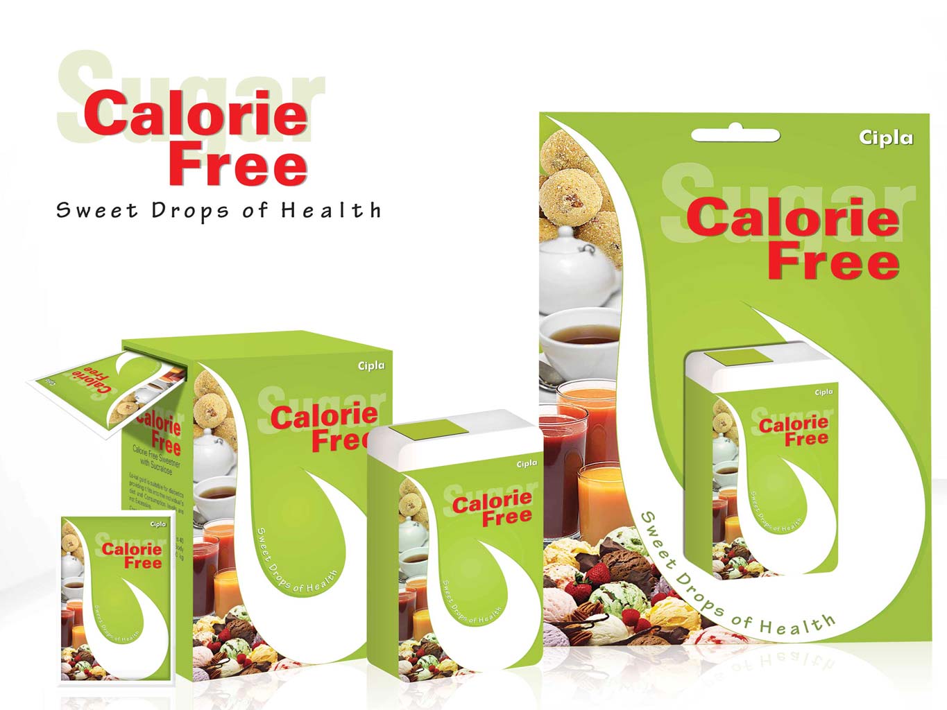 All CalorieFree green