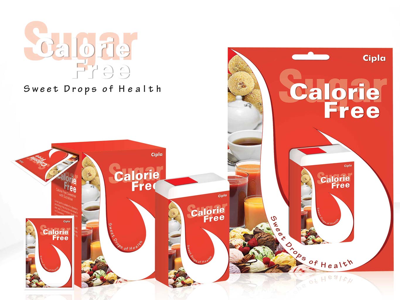 All CalorieFree red