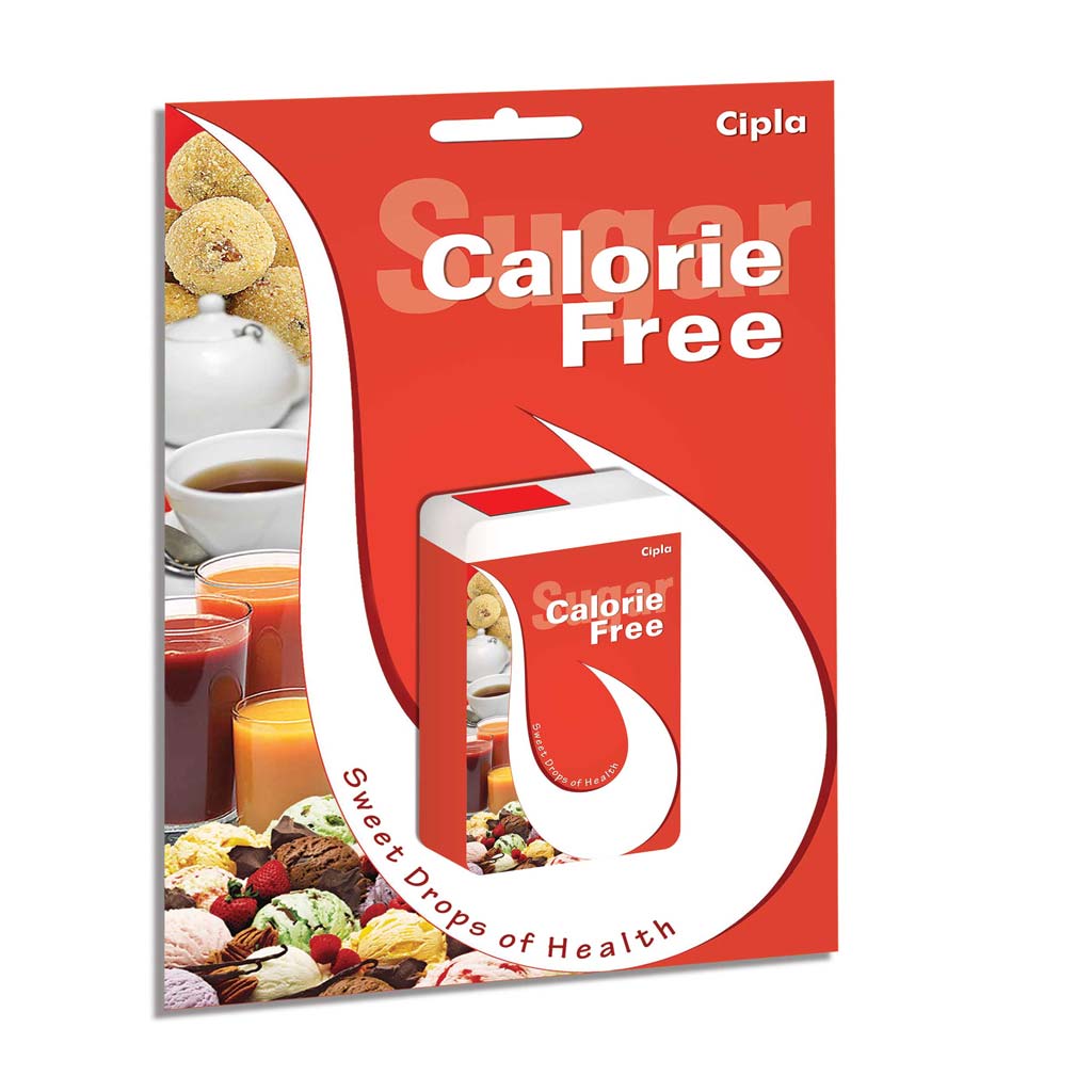 Calorie Free- Dispenser Card Red