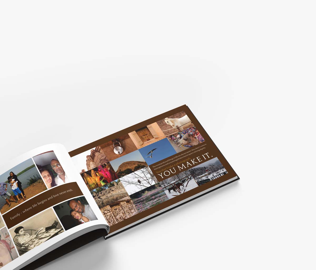 Coffee Table Book- family life inside page (zoom)
