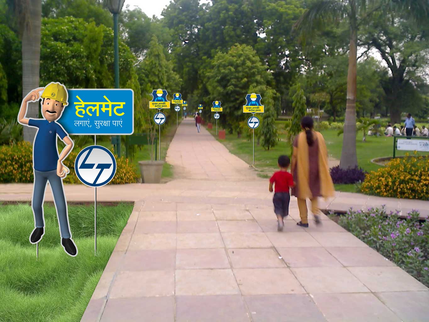 Larsen & Toubro, Pithampur- Venue branding, mnemonic installation & billboards 