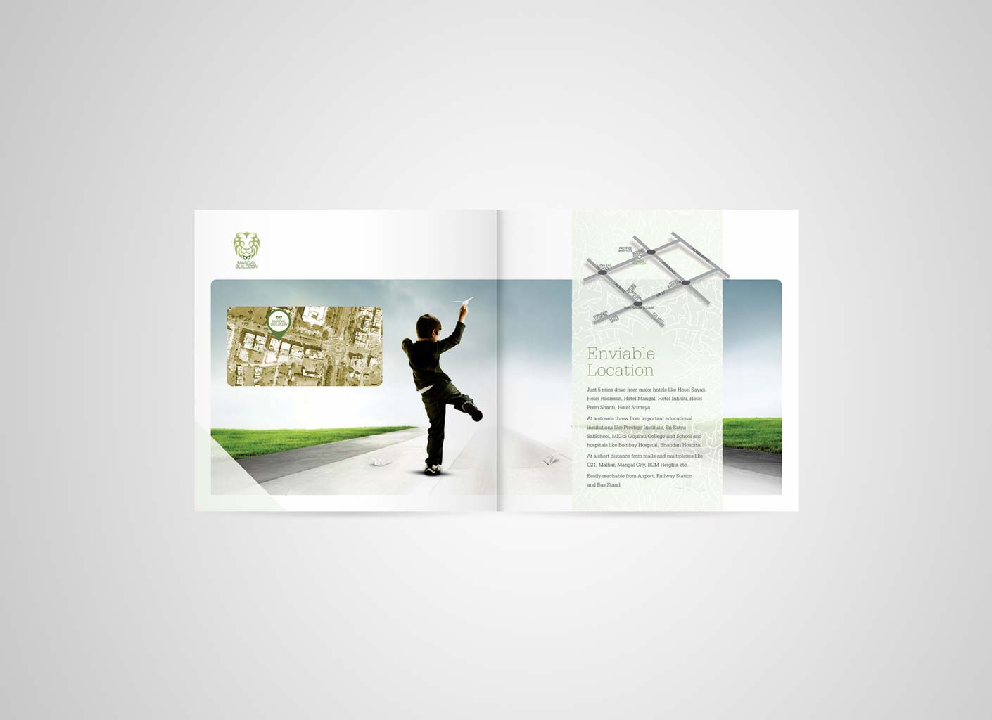 Mangal Buildcon Brochure- inside page 4 and 5